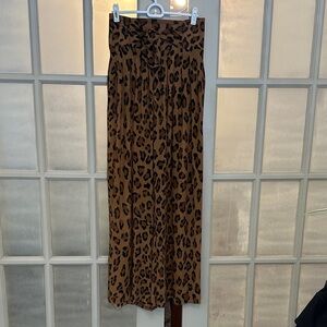 Free People Leopard Print Beach pants